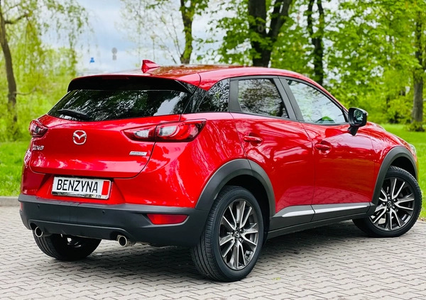 Mazda CX-3 cena 59900 przebieg: 109338, rok produkcji 2015 z Wejherowo małe 704